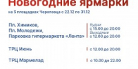 Череда новогодних ярмарок стартует в Череповце на этой неделе! - Агентство Городского Развития