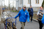 Субботник на территории больницы
