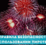 Праздничный салют: требования безопасности. - Череповецкий район