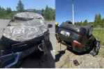 В тройной аварии под Череповцом пострадали шестеро, в том числе дети
